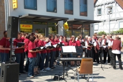 Maibaum-Hocketse auf dem Rathausplatz