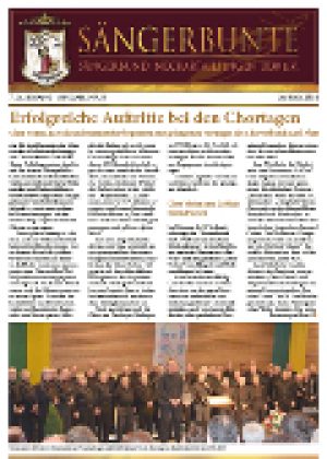 Saengerbunte Ausgabe 08 Januar 2014