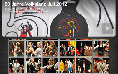 Volkstanzgruppe mit neuem Webauftritt