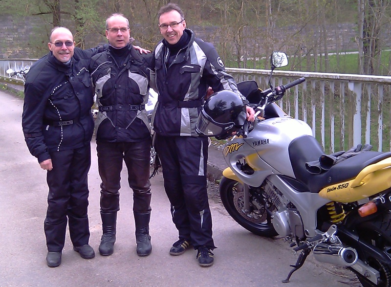 men at voice-riders on tour
