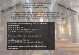 Gospel-Gottesdienst 2013