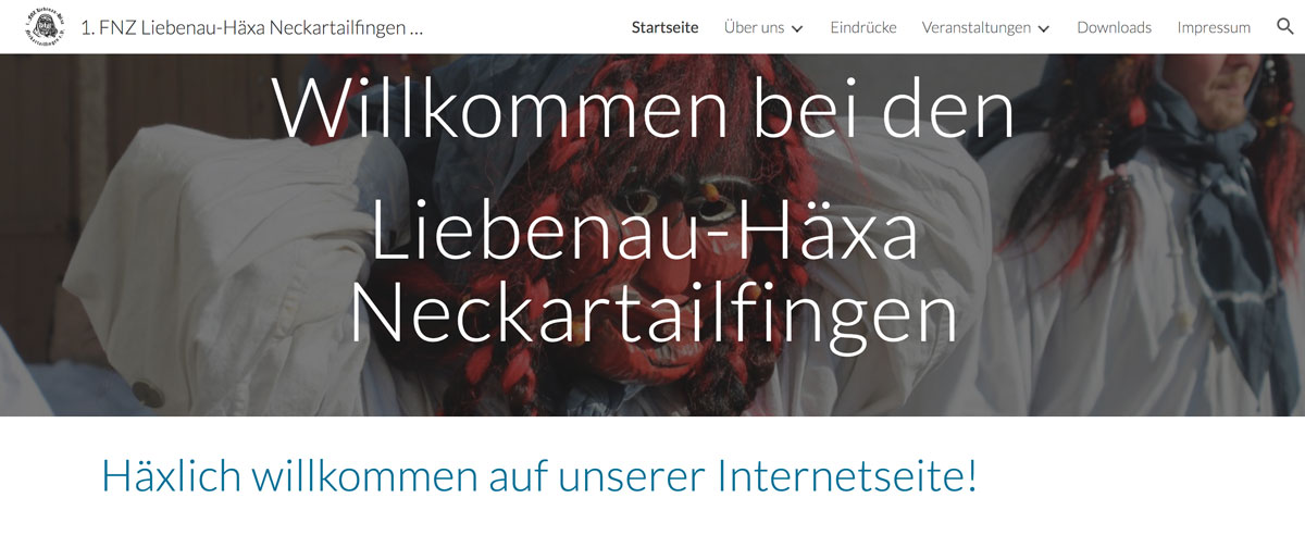 Neue Homepage der Liebenau-Häxa