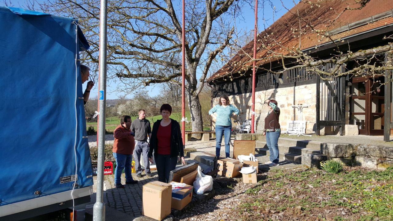 Der Umzug ist geschafft