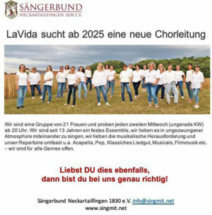 LaVida_Chorleiter LaVida_Chorleiter